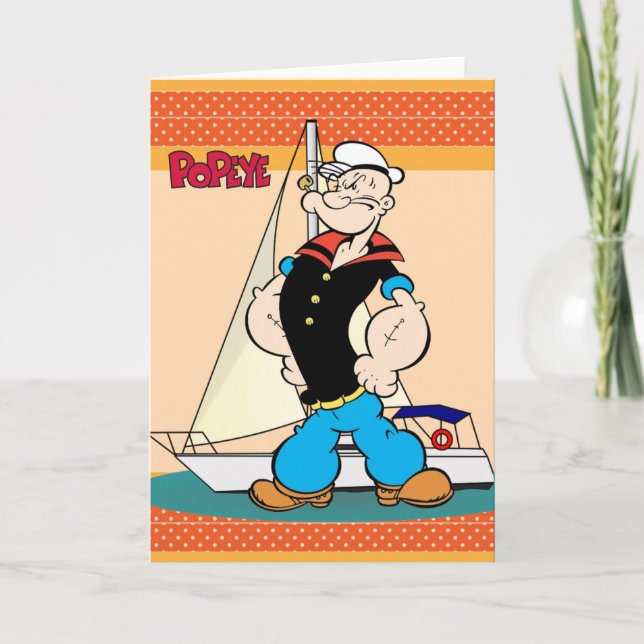 Popeye Greeting Card (Front)