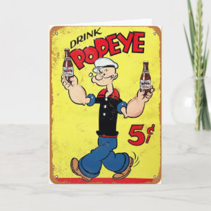 Popeye Greeting Card