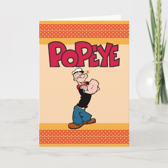 Popeye Greeting Card (Front)