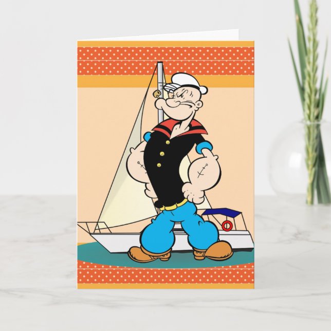 Popeye Greeting Card (Front)