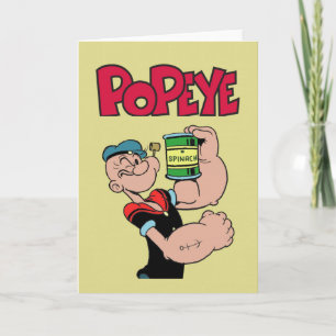 Popeye Greeting Card