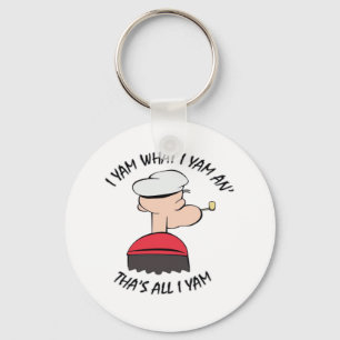 Popeye I Yam What I Yam Classic Key Ring