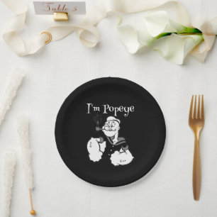 Popeye Paper Plate