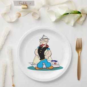 Popeye Paper Plate