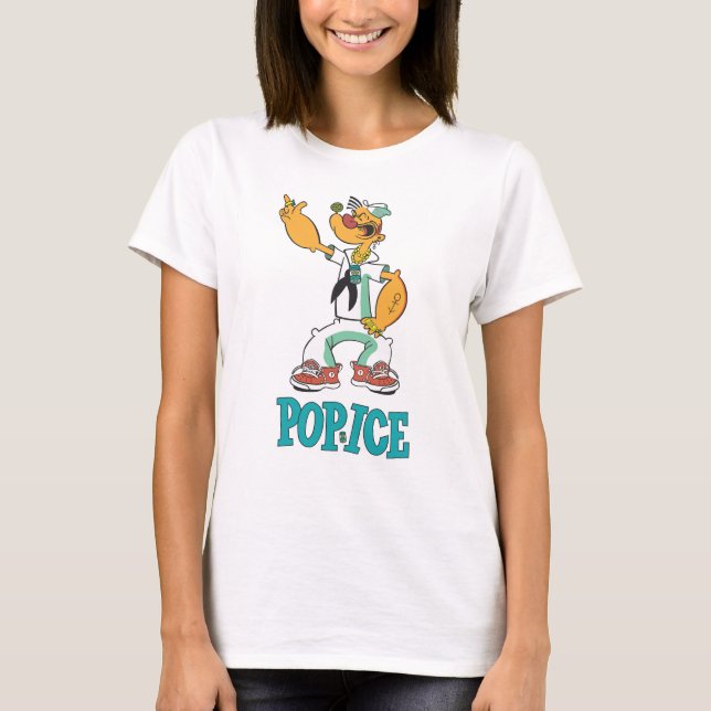 Popeye Vintage 1990's Parody T-Shirt (Front)