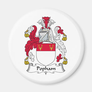 Popham Family Crest Magnet