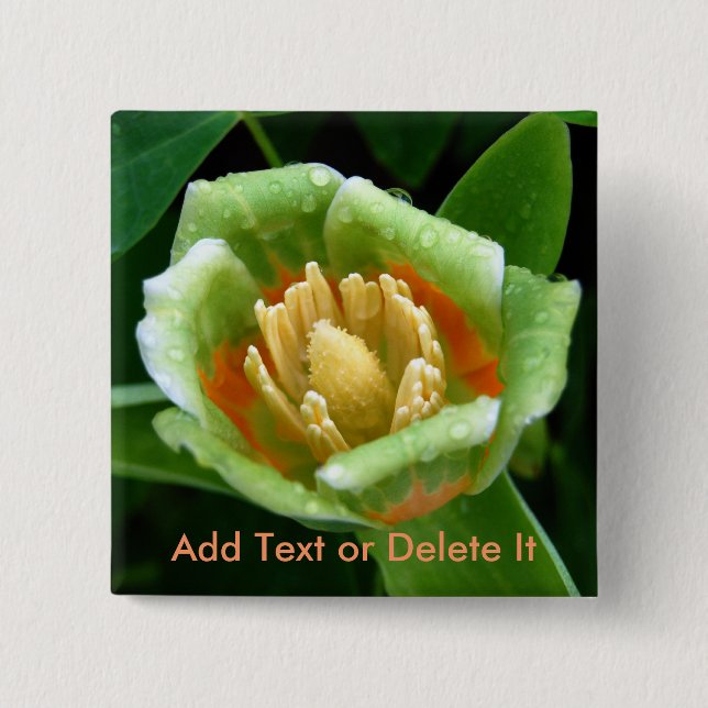 Poplar tree tulip pin (Front)