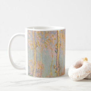 Poplars, impressionist landscape, Claude Monet Coffee Mug