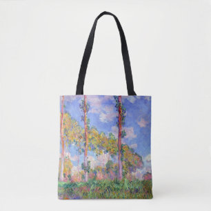 Poplars in the Sun, Monet Tote Bag