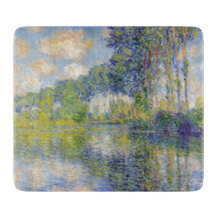 Poplars on the River Epte (by Claude Monet) Cutting Board