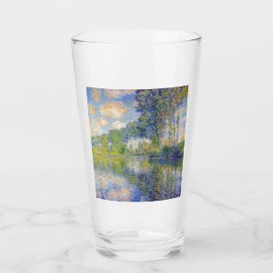 Poplars on the River Epte (by Claude Monet) Glass
