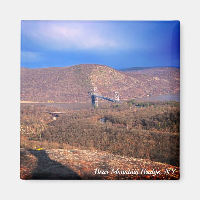 Popolopen Trail View of Bear Mountain Bridge Magnet (Front)