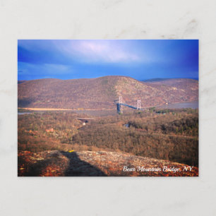 Popolopen Trail View of Bear Mountain Bridge Postcard