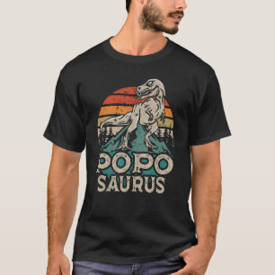 Poposaurus Fun Dinosaur Popo Saurus Family Matchin T-Shirt