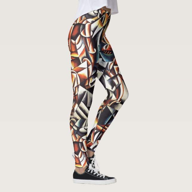 Popova’s art leggings (Right)