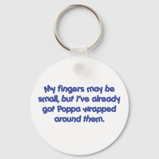 Poppa's Wrapped (Blue) Key Ring