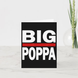 Poppa Hip Hop Dad Fathers Day  Card