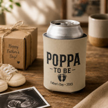 Poppa to Be Fathers Day Pregnancy Reveal