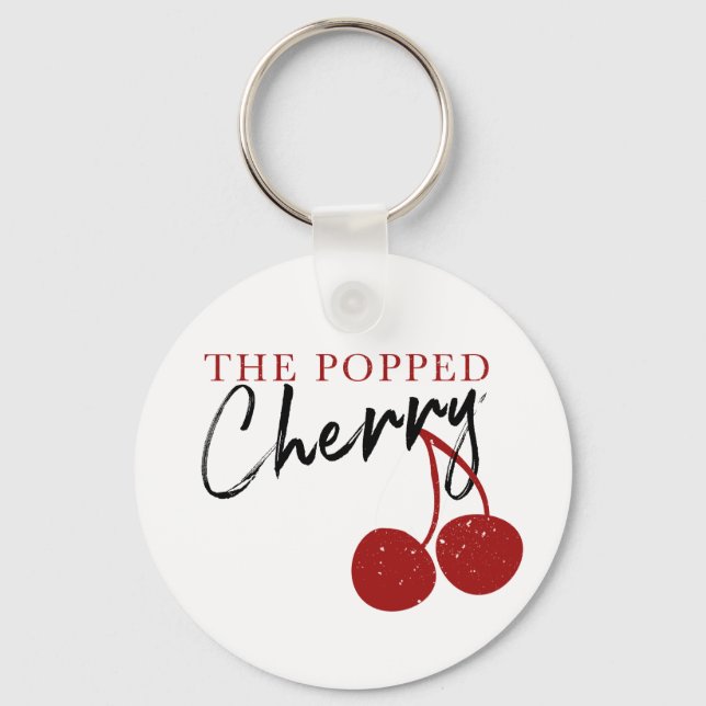 Popped Cherry Keychain (Front)