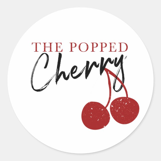 Popped Cherry Sticker (Front)