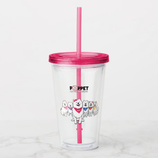 Poppet and the gang acrylic tumbler