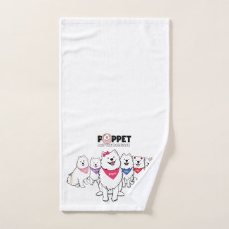 Poppet and the gang hand towel