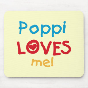 Poppi Loves Me T-shirts and Gifts Mouse Pad