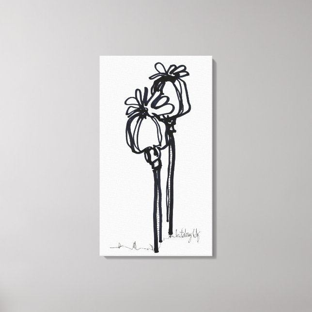 Poppies 1 canvas print (Front)
