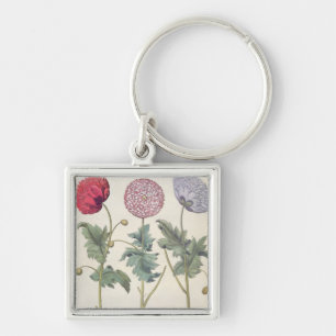 Poppies: 1.Papaver multiplex albumoris rubicundis; Key Ring