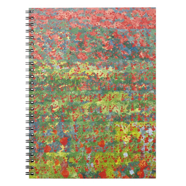Poppies 2012 spiral notebook (Front)