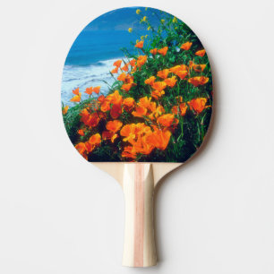 Poppies along the Pacific Coast near Big Sur Ping Pong Paddle