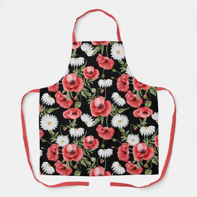  Poppies Apron (Front)