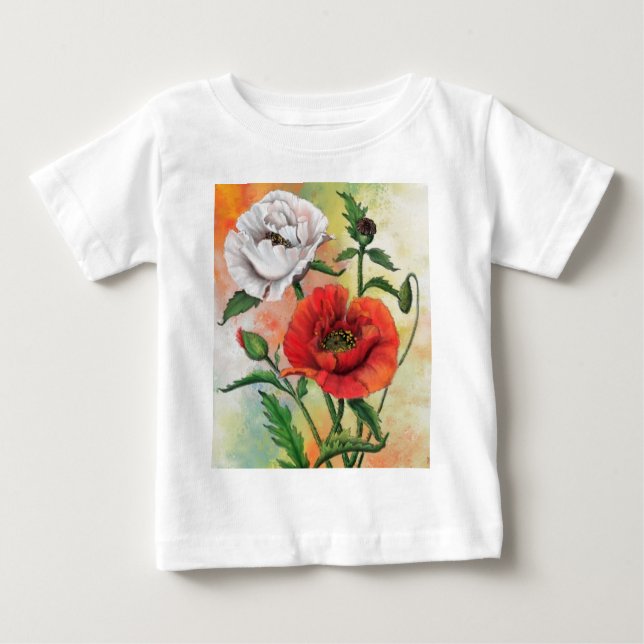 Poppies Baby T-Shirt (Front)