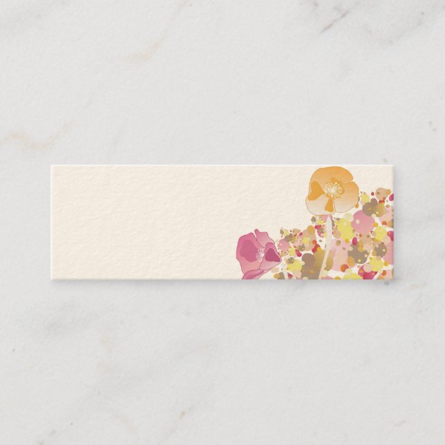 Poppies Business Card (Front)