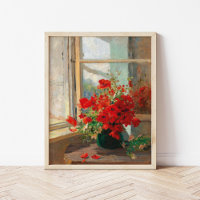 Poppies by the Window | Olga Wisinger-Florian