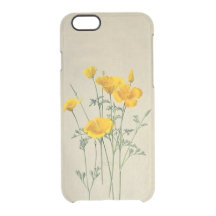 Poppies California iPhone 6/6S Clear Case