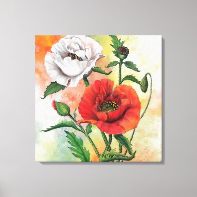 Poppies Canvas Print (Front)
