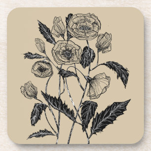 Poppies Coaster