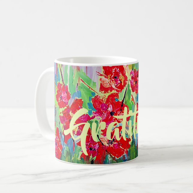 Poppies Coffee Mug (Front Left)