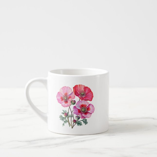 Poppies  espresso cup (Left)