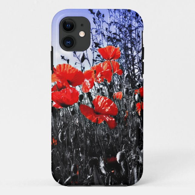 Poppies Floral poppy flower Case-Mate iPhone Case (Back)