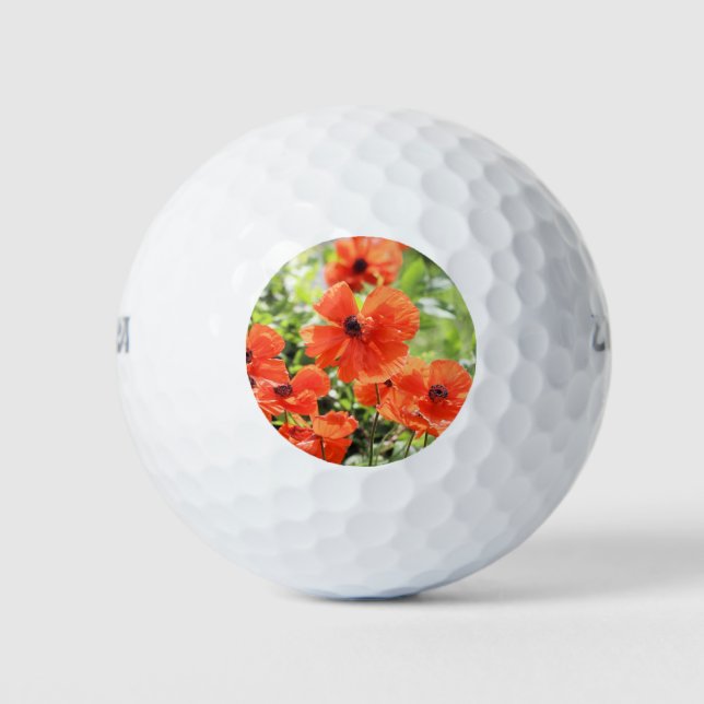 Poppies Golf Balls (Front)