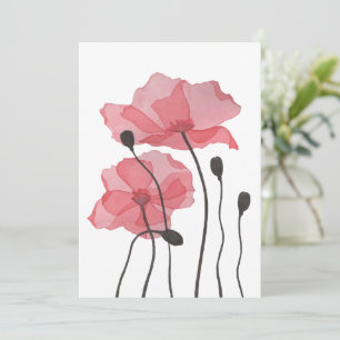 Poppies Holiday Card