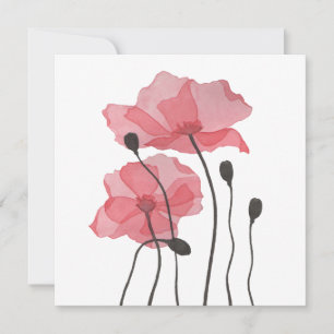 Poppies Holiday Card