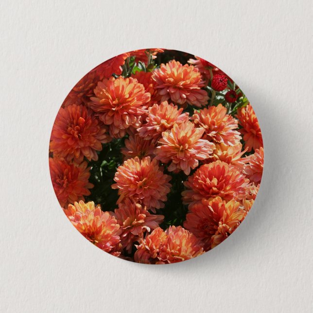 Poppies I 6 Cm Round Badge (Front)