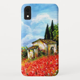 POPPIES IN TUSCANY / Landscape with Flower Fields Case-Mate iPhone Case