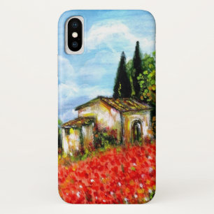 POPPIES IN TUSCANY / Landscape with Flower Fields Case-Mate iPhone Case