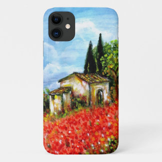 POPPIES IN TUSCANY / Landscape with Flower Fields Case-Mate iPhone Case