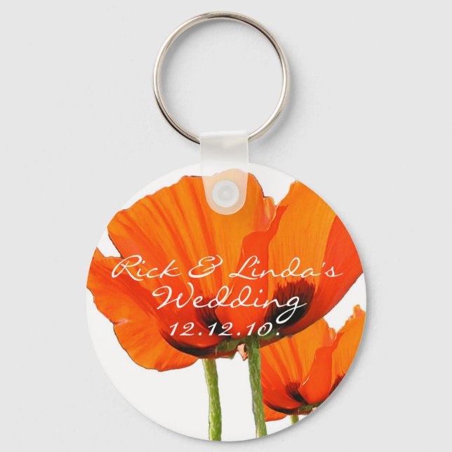 Poppies ! key ring (Front)