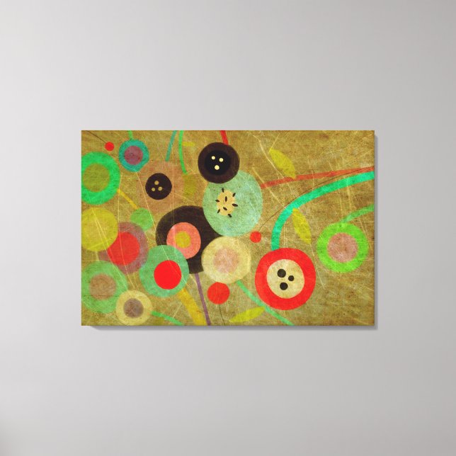 Poppies Love Canvas Print (Front)